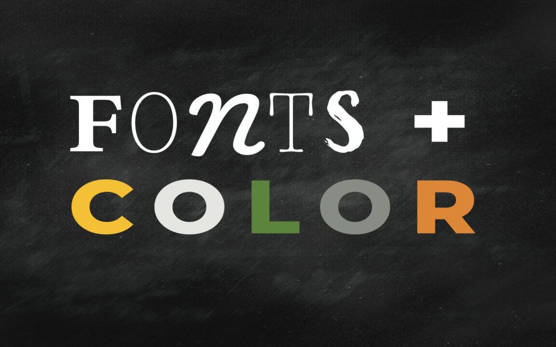 Choosing Fonts + Colors Perfect for your Unique Brand