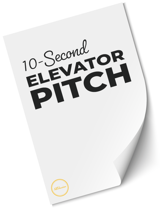 15-SECOND ELEVATOR PITCH, ARTdeezine-Branding + Marketing Design, San Francisco, CA